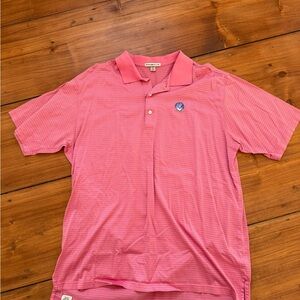 Peter Millar The Kittansett Club Pink Men's Polo Shirt
